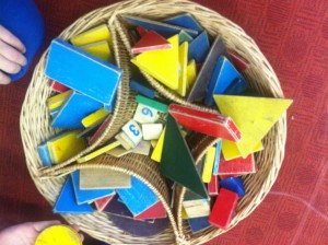 Στο καλάθι μας με τα σχήματα βρίσκουμε κύκλους..