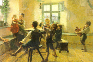 Γ. Ιακωβίδης, Παιδική συναυλία (1900, Εθνική Πινακοθήκη)