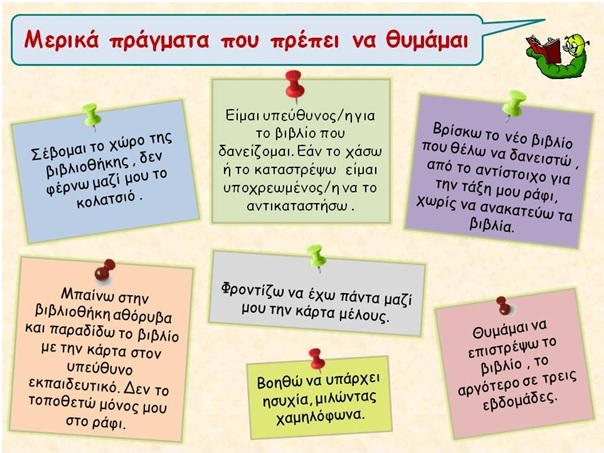 14ο Δημοτικό Σχολείο Αθηνών "Δημήτρης Πικιώνης" » Η ΒΙΒΛΙΟΘΗΚΗ ΜΑΣ