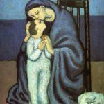 PABLO PICASSO το φιλί της μάνας