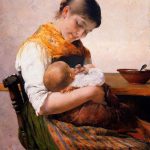 .Ιακωβίδης Μητρική στοργή 1889