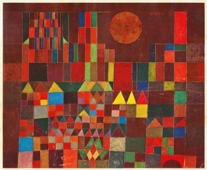 castle and sun by paul klee