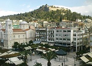 Eleftherias square in Lamia