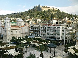 Eleftherias square in Lamia