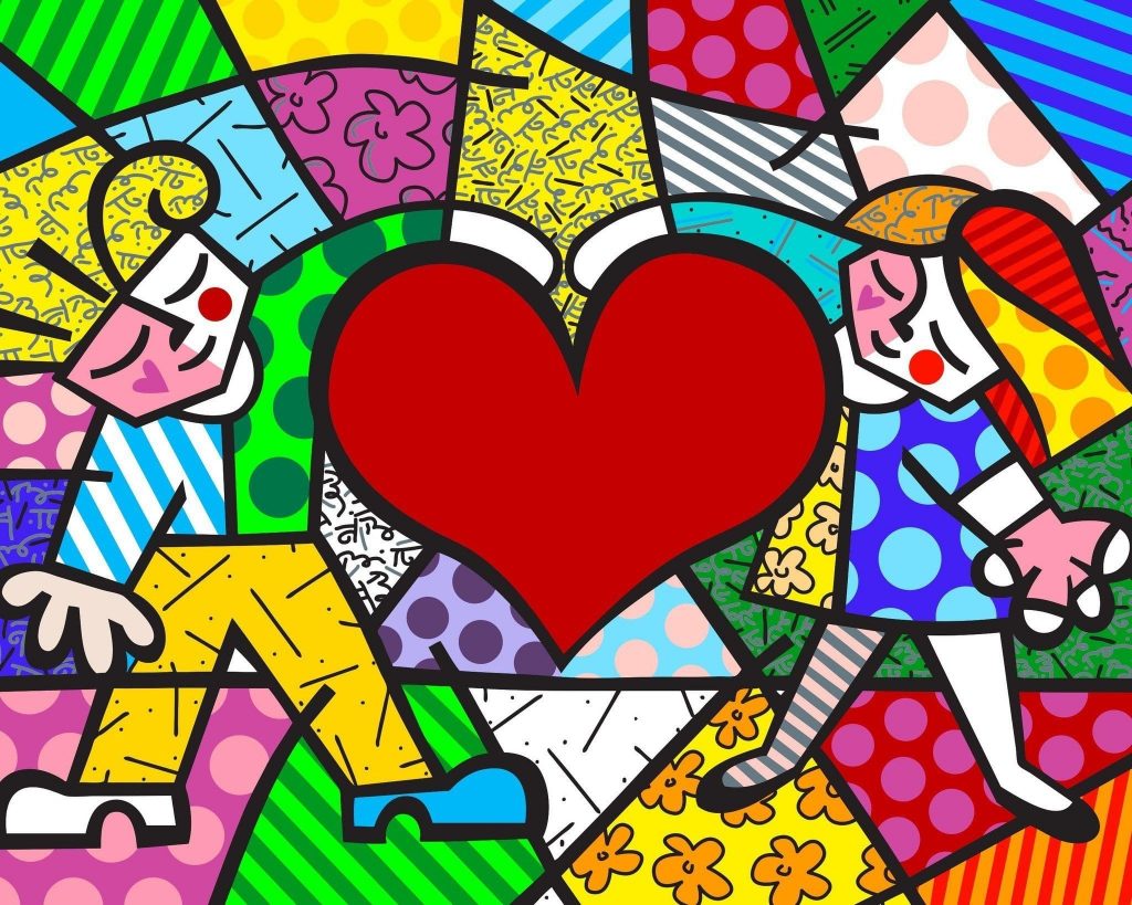 romero britto big heart limited edition print 9694411332 2048x