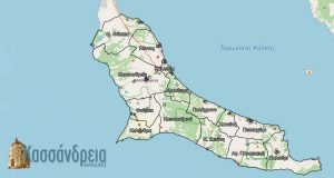 kassandra municipality map 1200