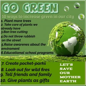 GO GREEN νεφελη λυδιαl