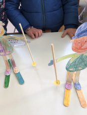 Χειμερινά αθλήματα – κατασκευή σκιέρ