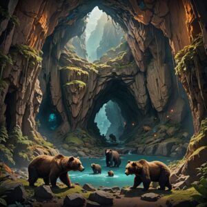 8. οι αρκούδες που ξυπνάει στη σπηλιά τους