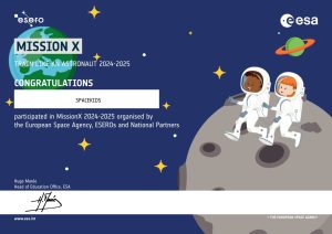 MissionX Team certificate 2024