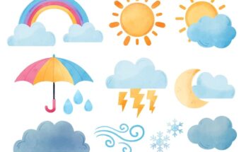 watercolor weather effects collection 23 2149115331