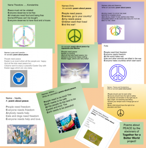 1. Acrostic poems about peace