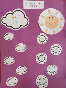 to synnefaki kai o hlios