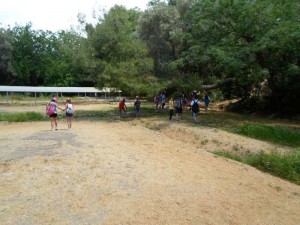 Στο χώρο του αρχαίου "Γυμνασίου" στην Ακαδημία Πλάτωνος