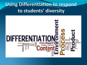 Differentiation 1