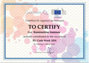 CertificateCodeWeek