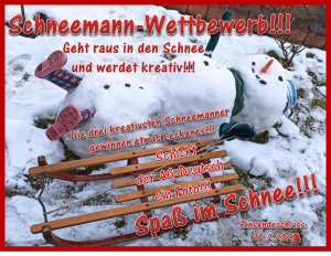 Schneemannwettbewerb