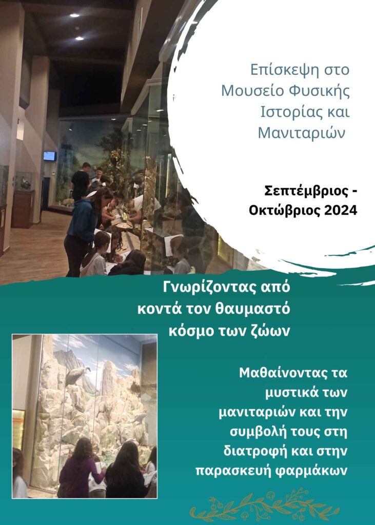 Επίσκεψη στο Μουσείο Φυσικής Ιστορίας και Μανιταριών