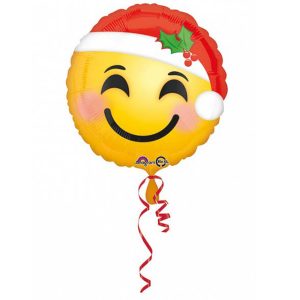 emoji αγιος βασιλης με καπελο 43 εκ