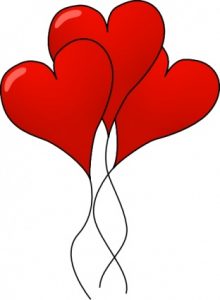 heart ballons clip art f