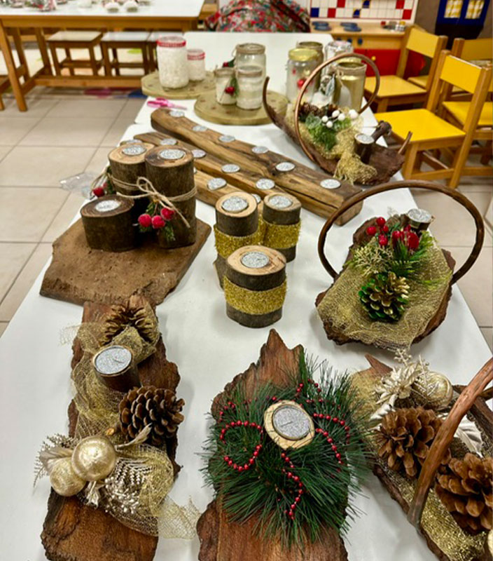 Christmas Bazaar στο 2ο Νηπιαγωγείο Γέρακα