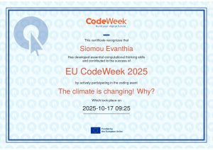 CODE WEEK The climate is changing Why SIOMOU