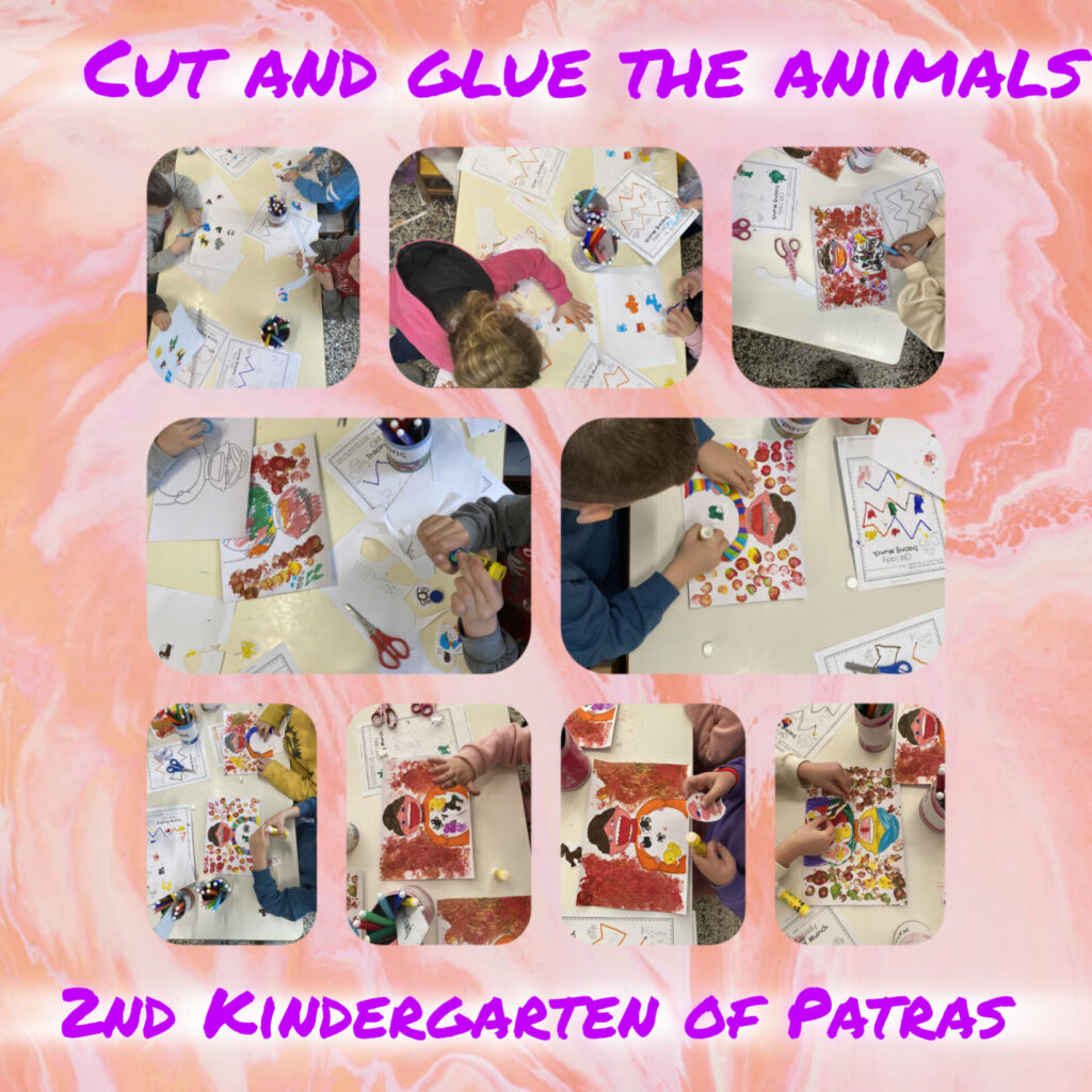 CUT AND GLUE THE ANIMALS SOFIA EVAGGELATOU