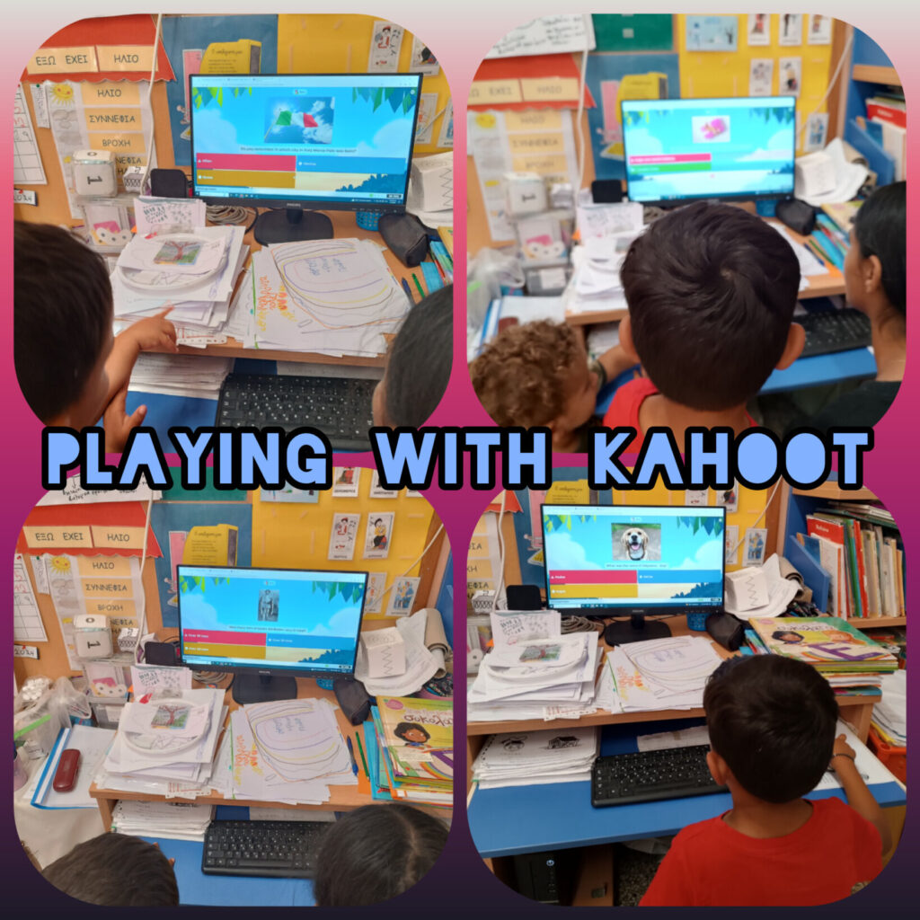 playing with kahoot