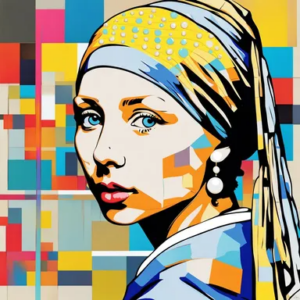 23 Girl with a Pearl Earring original A.I. art by asereje