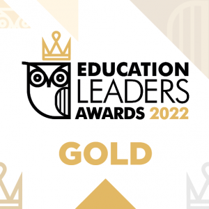 education awards stickers 2022 GOLD