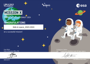 mission x team certificate