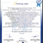 eTwinning Label για το έργο “An apple a day keeps doctor awzy”