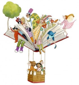 Αερόστατο με βιβλια