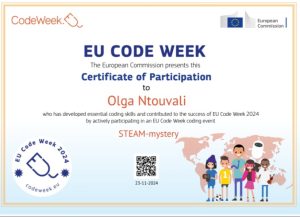 CODE WEEK STEAM MYSTERY