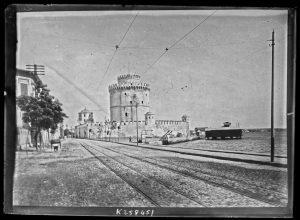 La tour blanche de Thessalonique vers 1912