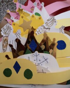 Τμήμα 1 Τα στέμματα για τη Χριστουγεννιάτικη γιορτούλα Η ΓΈΝΝΗΣΗ ΤΟΥ ΧΡΙΣΤΟΎ