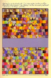 Paul Klee, Once emerged from the grey of night, 1918.