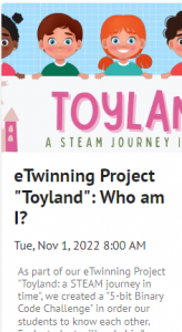 codeweek toyland