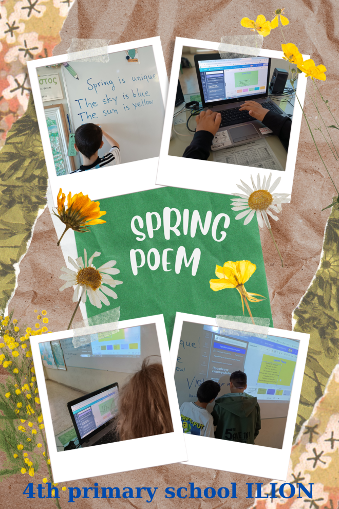 green brown yellow floral summer camp photo collage
