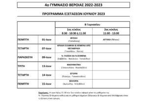 programma eksetaseon 2023 b taksi