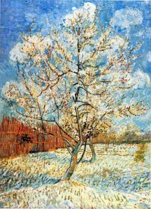 peach trees in blossom vincent van gogh
