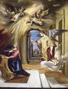 Annunciation by El Greco 1570 1575 Prado