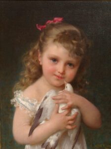 1. Munire Emilie girl with a dove