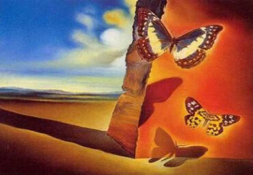 dali butterfly landscape