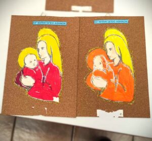 κατασκευη Παναγία βρεφος