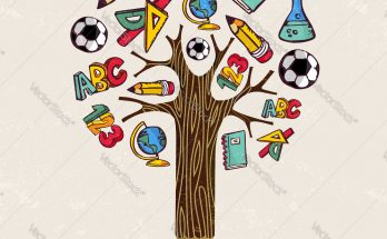 education pencil tree concept for school learning vector 21203291