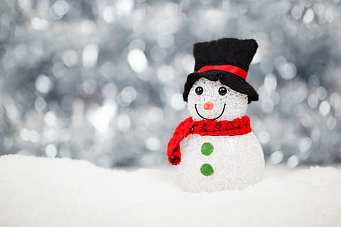 christmas snow snowman decoration thumbnail