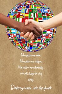 Anti racism poster