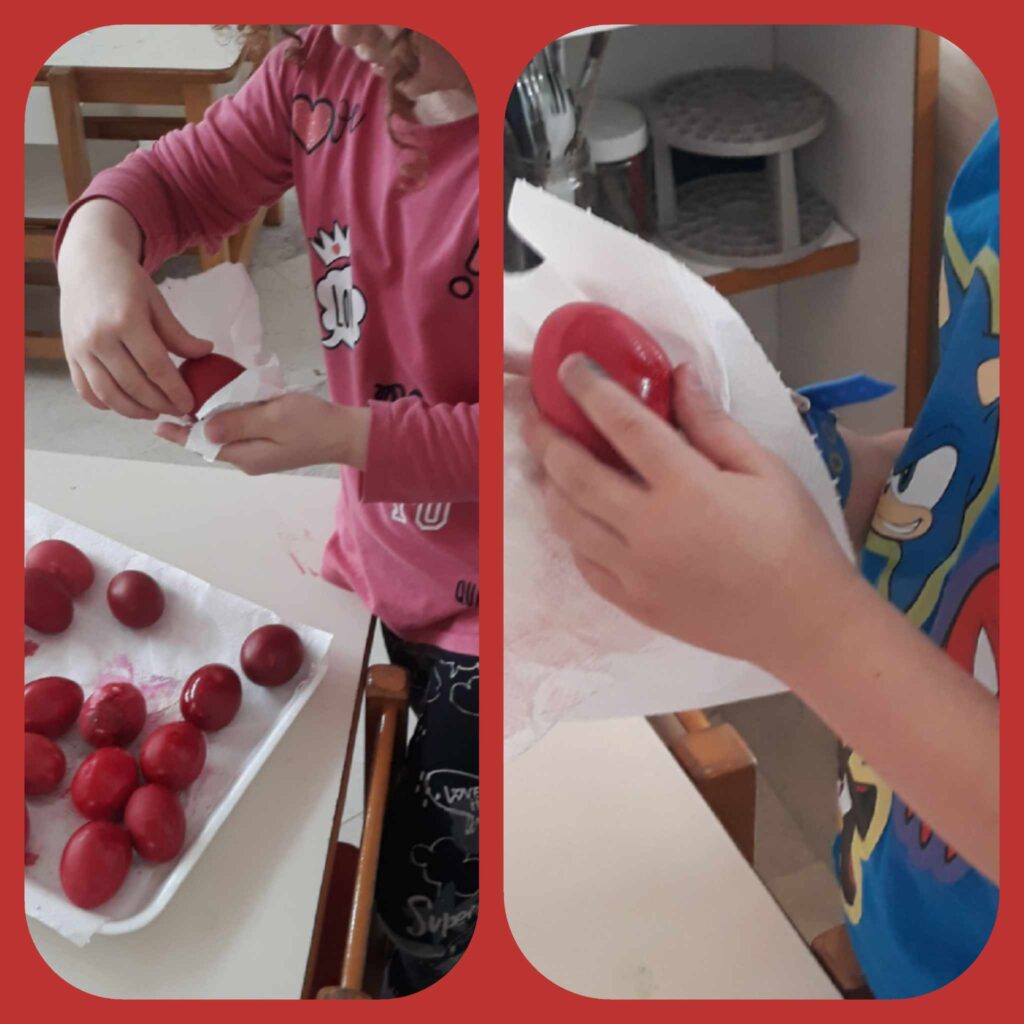 γυάλισμα αβγών