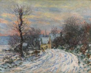 Monet snow scene